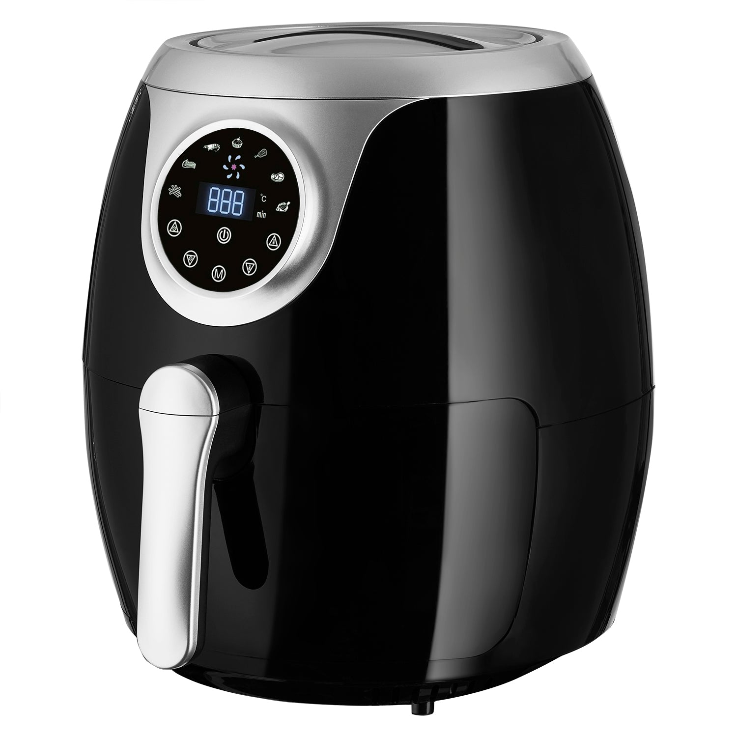 Champion Air Fryer XXL 5,6L 1800W AF410 Svart/Silver-Scandikitchen